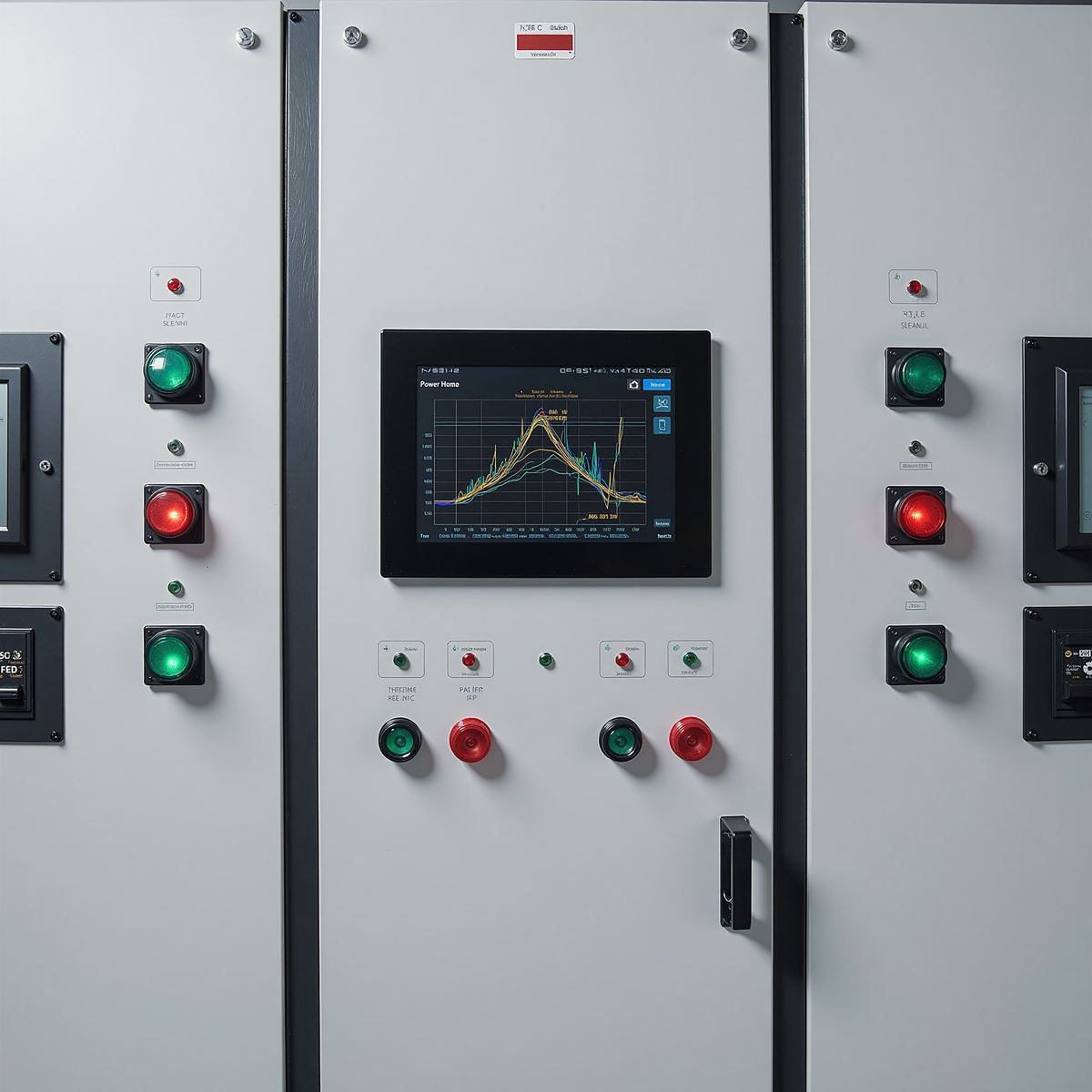 Line Protection Relay Control Panel